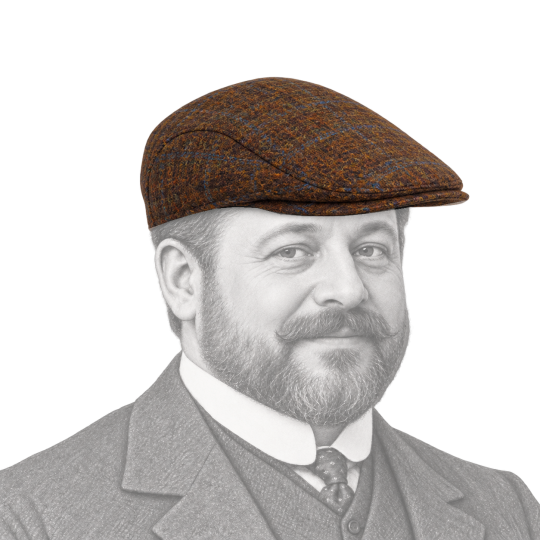 Chapeau porté par un gentleman de la Belle Époque