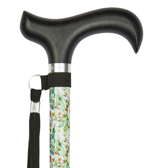 canne réglable fleurs