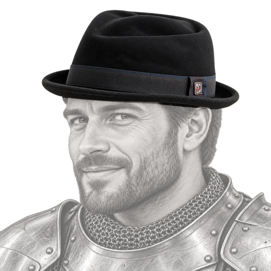 Chapeau porté par un chevalier médiéval