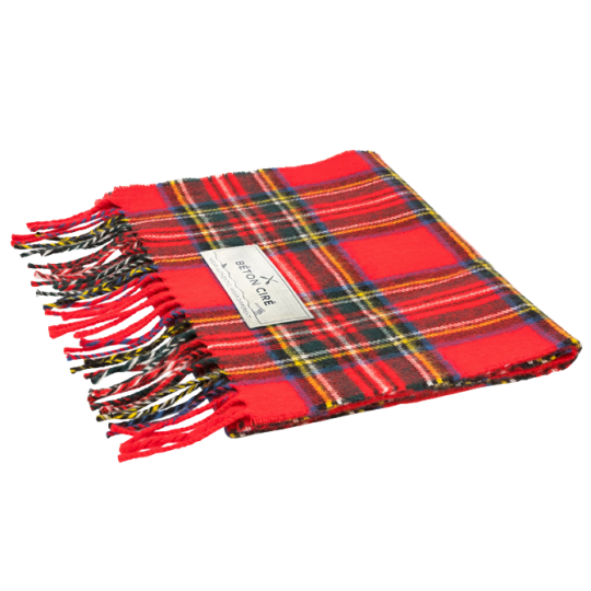 Écharpe Tartan - Béton Ciré