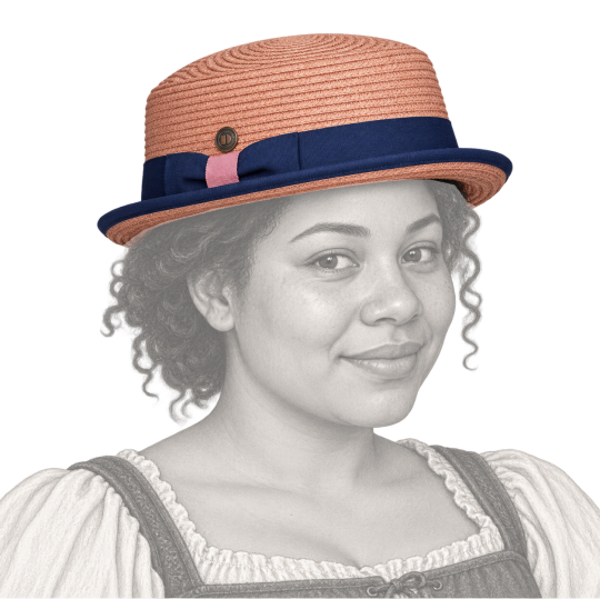 Rico Blush porté par une jeune femme Renaissance