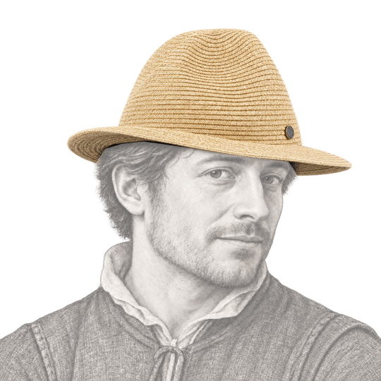 Chapeau Smokey porté par un homme Renaissance