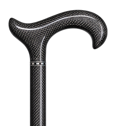 Canne Luxury Carbone Gastrock – poignée L-Derby sur fond transparent