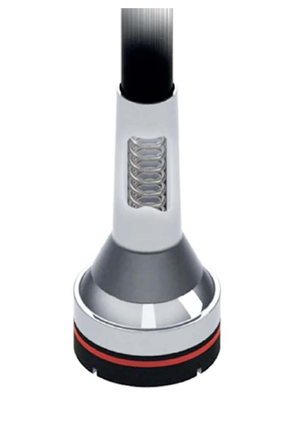 Canne de marche premium en carbone avec embout rotatif